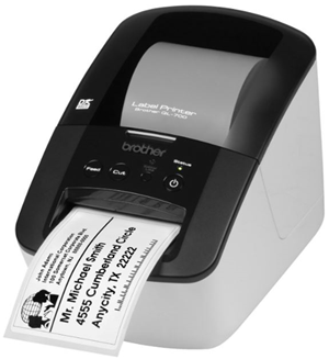 QL700 | Label Printer</br>Functions 	Supporting up to 62mm DK tape</br>Print Speed 	93 Address Labels Per Minute</br>Tape Cutter 	Automatic</br>Tape Type 	DK Tapes</br>Tape Widths (mm) 	Up to 62mm