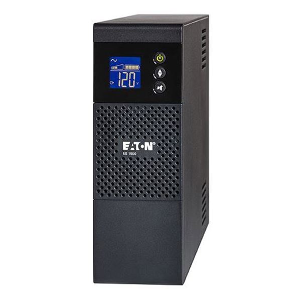 EATON 5S 1600VA/1000W Tower UPS Line Interactive. Automatic Battery Test, Deep- discharge Protection, Cold-start Capable, Replaceable Batteries 3-5 days lead time if out of stock