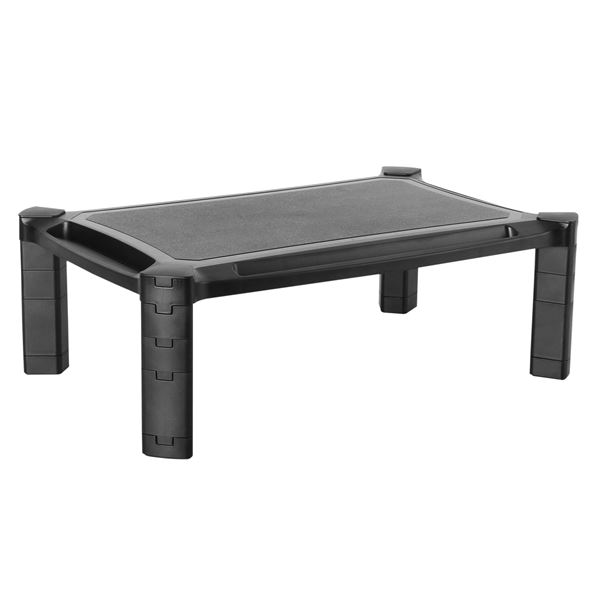 BRATECK Height-Adjustable Modular Multi-Purpose Smart Stand. Accommodate most 13-32 Monitors Laptops, Printers, & Other Office Machines. Set Your Monitor at an Ergonomically Correct Height.