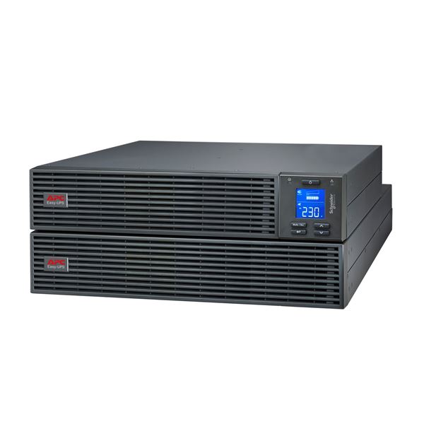 APC Easy UPS On-Line 3000VA (2400W) 2U Rack Mount with External Battery Pack. 230V Input/Output. 6x IEC C13 Outlets. With Battery Backup. Smart Slot, LCD Graphics Display. Includes Rack Mounting Rails.