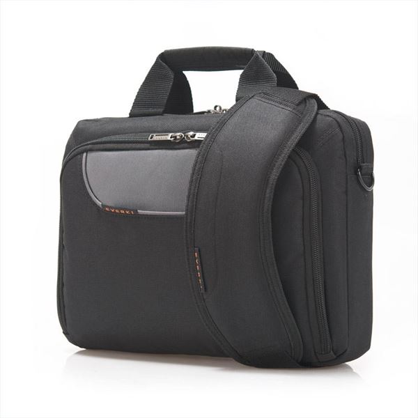 EVERKI Advance Laptop Briefcase Designed to fit up to 11.6-Inch Devices Including iPad/Tablet, Ultrabooks. WIth Built-in Trolley Handle Pass Through Strap & Two-way Adjustable Shoulder Strap