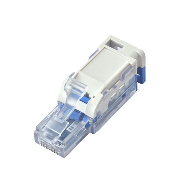 DYNAMIX RJ45 UTP Cat6A Tooless Flexible Plug. Works with both solid and stranded conductors 22~26AWG MPTL FLUKE Test Compliant Plug