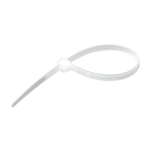 DYNAMIX 3.6 x 200mm Natural Cable Ties. Pack of 1000. 180N/18.3kgs Tensile Strength. Made from U.L. Approved Nylon 6/6 with Flamability Rating of UL 94V-2