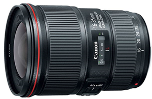 EF 16-35mm f/4L IS USM, 16-35mm Focal Length, 77mm Filter, EF Mount, Full Frame