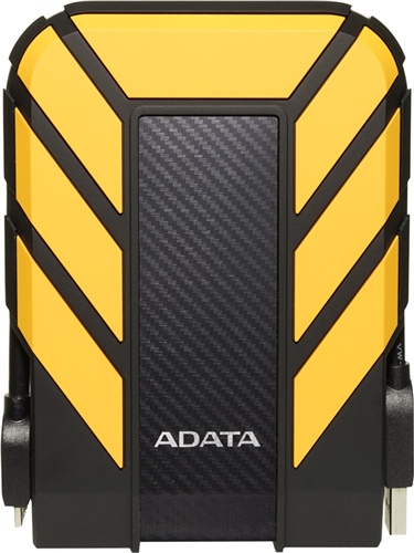 USB3.1 USB Type A, IP68 Rated, Yellow, 2TB, 2.5" External Hard Drive. 390g, 98.5x133.3x26.7</br>SMR technology - not suitable for backups or other heavy write workloads.