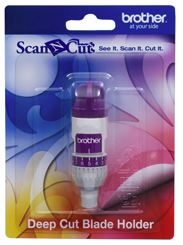Deep cutter blade holder - purple without blade - For use with ScanNCut Deep Cut Blade (not included)