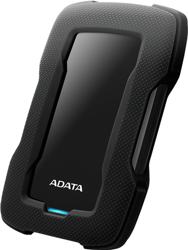 USB3.1 USB Type A, 2TB, 2.5" External Hard Drive, Robust, shock-absorbing silicone casing, Adata Shock Sensors, HDDtoGO software with AES 256-bit encryption, 16.2mm high</br>SMR technology - not suitable for backups or other heavy write workloads.