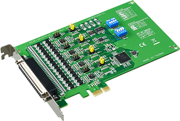 4-port RS-232/422/485 PCI Express Communication Card w/Surge & Isolation</br>PCI Express bus 2.0 compliant</br>Speeds up to 921.6 kbps for extremely fast data transmission</br>Supports any baud rate setting</br>4 x RS-232 or RS- 232/422/485 ports</br>