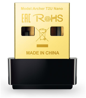 High Speed WiFi&ndash; Up to 600Mbps speeds with 200Mbps on 2.4GHz and 433 Mbps on 5GHz, upgrades your devices to higher AC WiFi speeds.</br>Dual Band Wireless &ndash; 2.4GHz and 5GHz band for flexible connectivity, upgrades your devices to work with the latest dual-band WiFi router for faster speed and extended range.</br>Nano design &ndash; Small, unobtrusive design allows you to plug it in and forget it is even there</br>Operating System &ndash; Supports Windows 10/8.1/8/7/XP </br>Advanced Security &ndash;Supports 64/128-bit WEP, WPA/WPA2, and WPA-PSK/WPA2-PSK encryption standards</br>
