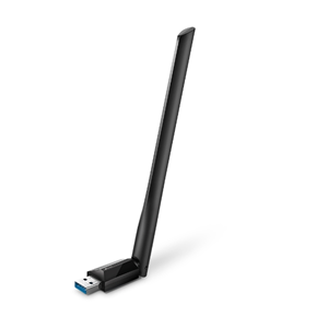 AC1300 High Gain Wi-Fi Dual Band USB Adapter,  867Mbps at 5GHz + 400Mbps at 2.4GHz, USB 3.0, 1xHigh Gain External Antenna, MU-MIMO</br>