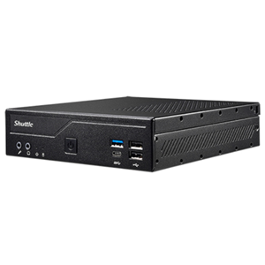Intel H610 chipset w/ preinstalled i3-13100 / 2x DDR4 SODIMM (64GB Max), Dual Intel GigabitLAN, 1x HDMI, 2x DP, 1x M.2 2280 Type M key, 1x M.2 2230 Type E key, USB 3.0, 1x RS-232, 1x RS-232/422/485. SX9927 for a VGA port. Supports 19V & 12V</br></br>Optional accessories incl. WiFi, rackmounting, LTE/4G. See https://www.shuttle.eu/en/products/slim/dh610 for full details. </br></br>Assembled from local stock - allow 1-2 days if no stock is showing as available. </br></br>