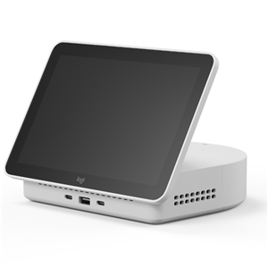 Logi Dock Flex is a managed docking station that enables easy and personalized desk booking for employees and simple device management for IT. Employees never have to guess which desk is free, occupied, or in between. The 8” screen clearly indicates desk status at a glance. Tap to book and claim the desk directly at the desk, whether pre-booked or adhoc.