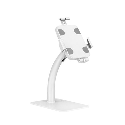 BRATECK Universal Anti-Theft Tablet Countertop Stand for All 7.9"-11&rdquo; Tablets. Includes Security Screw to Prevent Theft. 360 Rotation. Includes Silicone & EVA Pads. Bolt Down Base. Black Colour</br></br>Featuring innovatively designed claws, PAD33-03 is compatible with most 7.9&rdquo;~11&rdquo; tablets, including Apple iPad and Samsung Galaxy Tablet. Both horizontal and vertical views, as well as tilt functions, are available in order to provide a better customer user experience. Silicone and EVA pads provide all-rounded protection for the precious device. A lockable design with an anti-theft screw prevents it from theft and unwanted removal. The internal cable management protects wires and creates a professional look for the tablet kiosk.