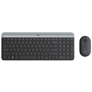 Slim Wireless Keyboard and Mouse Combo MK470</br>Colour Black, USB receiver, quiet (90% noise reduction)</br>Mouse 1x AA battery (up to 18 months battery life)</br>Keyboard 2x AAA battery  (up to 36 months battery life)</br>