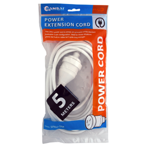 5 metre length, 240V 10A cable