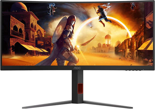 Curved 1500R, WQHD 3440 &times; 1440, VA, 3-sided frameless, Adaptivesync, 100Hz, 1ms, 2xHDMI, DP,  USB3.2 2 port HUB, 130mm HAS</br>