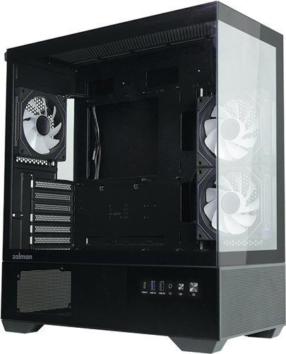 CHRONIX, ATX Mid-Tower. 436(L) x 215(W) x 487(H) mm,  ATX / mATX / Mini-ITX, Fans Included 3x 120mm (ARGB Fan), Radiator Support 120mm/ 140mm / 240mm/ 280mm / 360mm, 1 x Combo(3.5&rsquo;&rsquo; or 2.5&rsquo;&rsquo;), 1 x 3.5&rsquo;&rsquo;HDD, 2 x 2.5&rsquo;&rsquo;SSD, 7 Slots, 1 x USB 2.0, 1 x USB 3.0, 1 x USB Type-C(5Gbps )