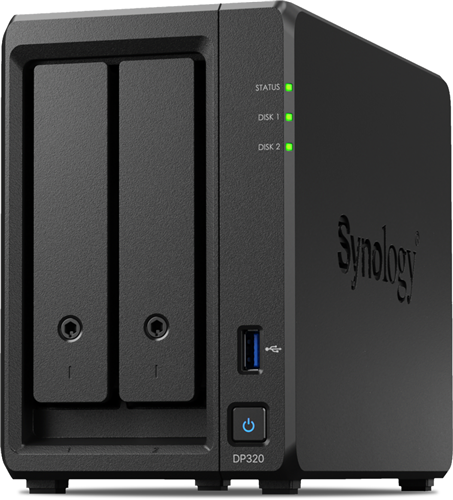 Pre-configured back-up appliance, flexible recovery, ransomware defense.</br>2-Bay NAS, AMD Ryzen R1600, 8GB RAM (expandable to 32GB), 2x 8TB HDD, 2x 1GbE</br>