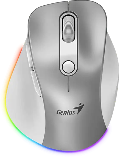 The Ergo 9000S Pro is a premium ergonomic mouse designed for comfort and productivity. It offers dual wireless connectivity via Bluetooth 5.0 and 2.4GHz, ensuring flexibility across devices. Featuring 6 buttons, silent click technology, and an adjustable DPI range from 800 to 2400, it delivers precision without noise. The mouse includes RGB lighting with 7 colour flashing effects for a stylish touch. Powered by a built-in rechargeable battery, it comes with a USB-C charging cable for fast and convenient charging. Its ergonomic design supports long hours of work with ease.