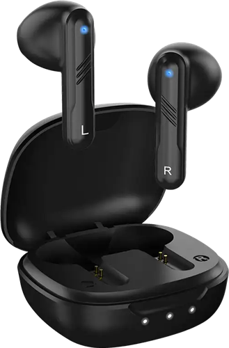 Enjoy wireless freedom with the HS-M905BT, sleek Bluetooth 5.3 earbuds designed for stable connectivity and superior sound. Complete with a compact charging case and Type-C fast charging, these earbuds deliver convenience and modern functionality. Offering up to 4 hours of continuous music playback on a single charge, they are perfect for music, calls, and on-the-go use.