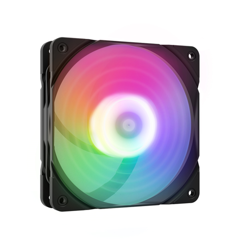 120mm ARGB Fan, Reverse, PWM, 1500RPM			</br>