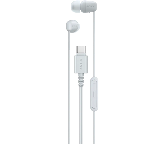 White</br>Wired in-ear headphones for everyday use</br>Convenient USB-C connectivity, for iPhone, Android, Tablet, PC etc.</br>High-quality 5mm drivers, with enhanced diaphragm mobility</br>Adjustable fit, includes 3 sizes of ear-tips, for better wearing comfort