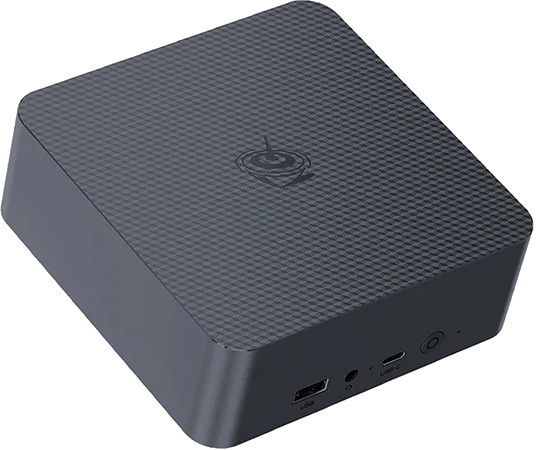 BEELINK EQR5 Mini PC 6 Core AMD Ryzen 5 5500u Barebone System - Mini PC - AMD Ryzen 5 5500u 6 Core 12 Thread up to 4.0GHz - 16GB DDR4-3200 SoDIMM (2x8GB) - 500GB M.2 SSD - spare M.2 slot -  Radeon RX Vega 7 graphics - 2x HDMI - USB Type-C - Dual RJ45 Gigabit Ethernet - Wi-Fi 6 - Bluetooth 5.2 - 3.5mm audio jack -  3x USB3.2  1x USB2.0, 126 x 126 x 44mm,  Windows 11 Professional installed</br>Use NUC983 to VESA mount