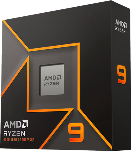 AMD Ryzen 9 9900X, 12C/24T, Up to 5.6 GHz, Socket AM5, 120W, No Fan</br>