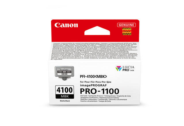 Compatible with: Pro-1100</br>PFI4100MBK