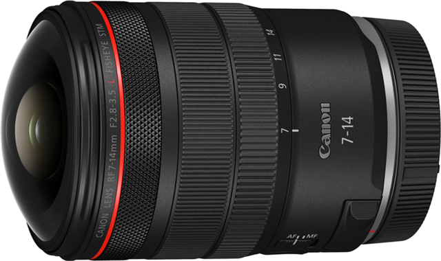 RF 7-14mm f/2.8-3.5L STM fisheye lens