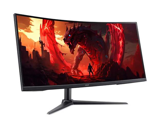 XZ340CUR X0bmiiphx 34&rdquo; 3440x1440 VA curve screen, 1ms, 200Hz, 2x HDMI (100Hz) +1xDP (200Hz), 2x 2W speakers, 100mm Height Adjust, FreeSync Premium , 3 yr Warranty</br>Incl HDMI + DP cables