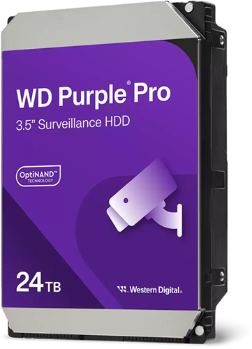 24TB SATA 6Gb/s, 7200RPM, 512MB Cache, Internal 3.5" Surveillance Hard Drive.