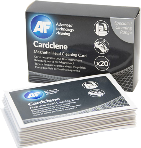 Cleaning system for magnetic card reading equipment and ATM cash machines. 20 pack